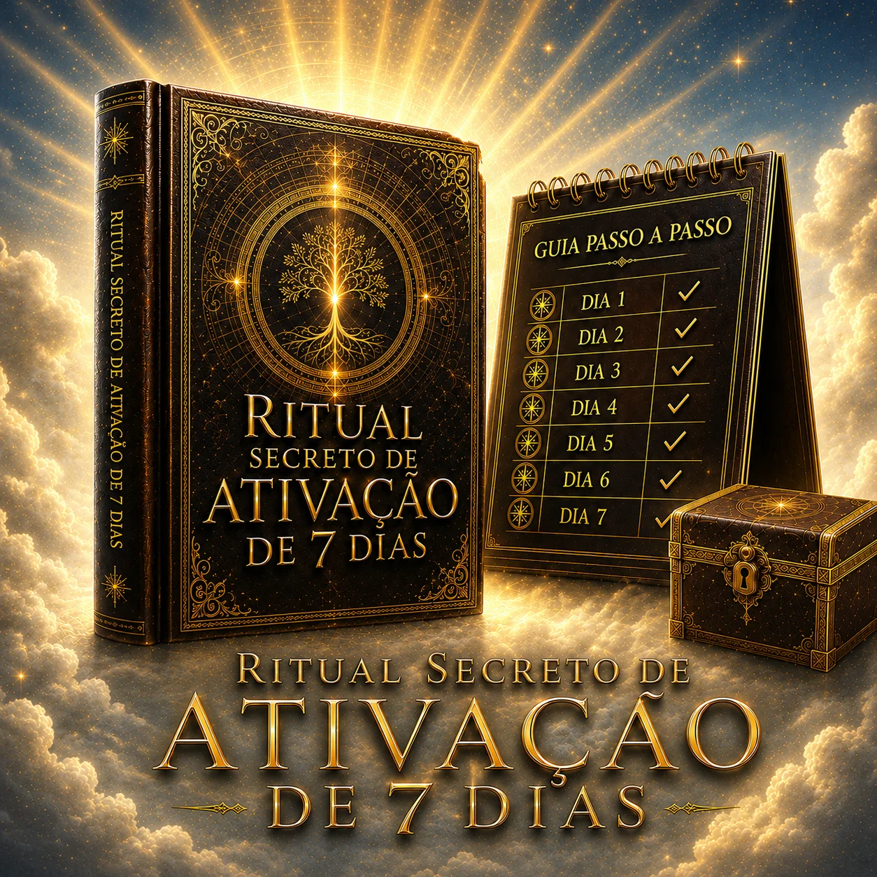 Ritual Secreto de Ativação de 7 Dias, guia passo a passo e presente exclusivo